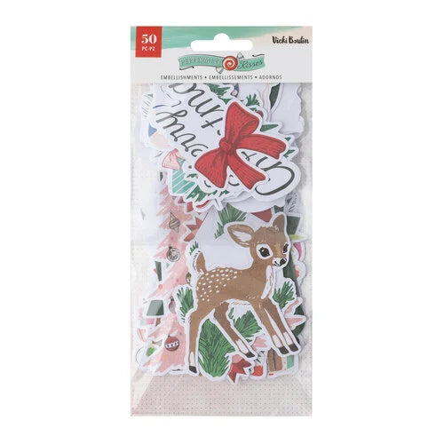 Vicki Boutin- Peppermint Kisses 50 pc Die Cuts