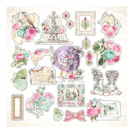 Prima Marketing Ephemera 42/Pkg - Avec Amour Set 1