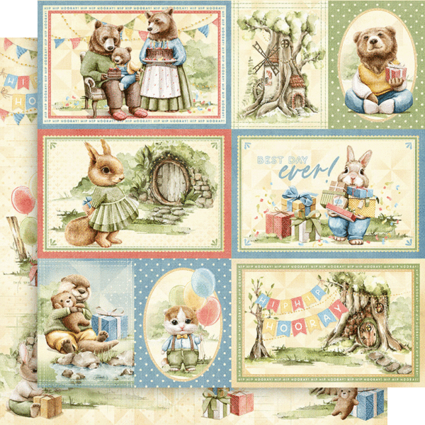 Graphic 45 - Best Day Ever - 12x12 Sheet