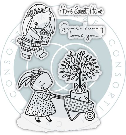 Craft Consortium Photopolymer Clear Stamp Set - Bunny