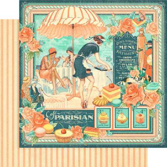 Graphic 45 - Cafe Parisian - 12x12 Collection Pack