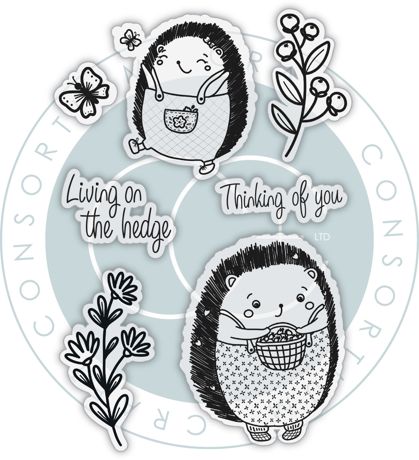 Craft Consortium Photopolymer Clear Stamp Set - Hedge
