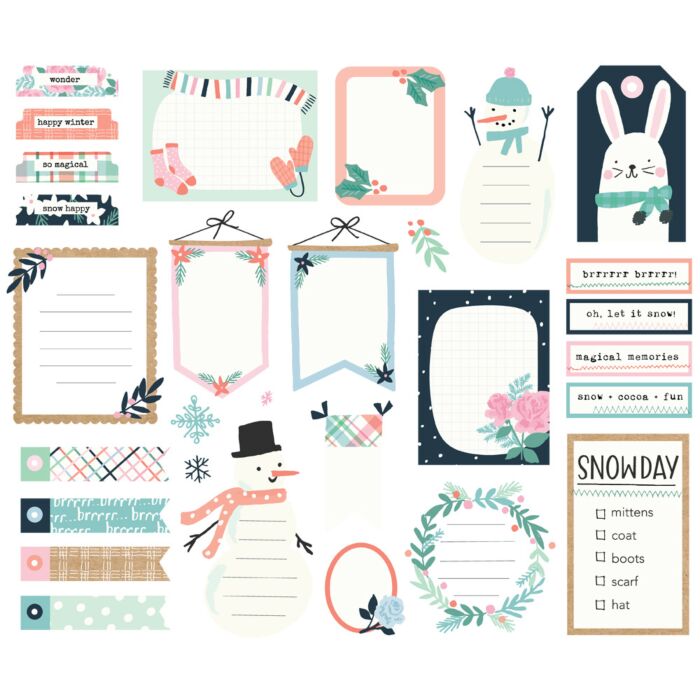 Simple Stories - Winter Wonderland - Journal Bits