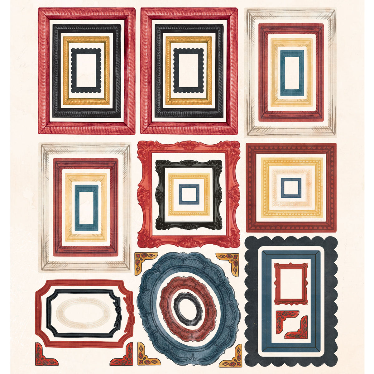 49 & Market - Mouse and Co- Die Cut Frames