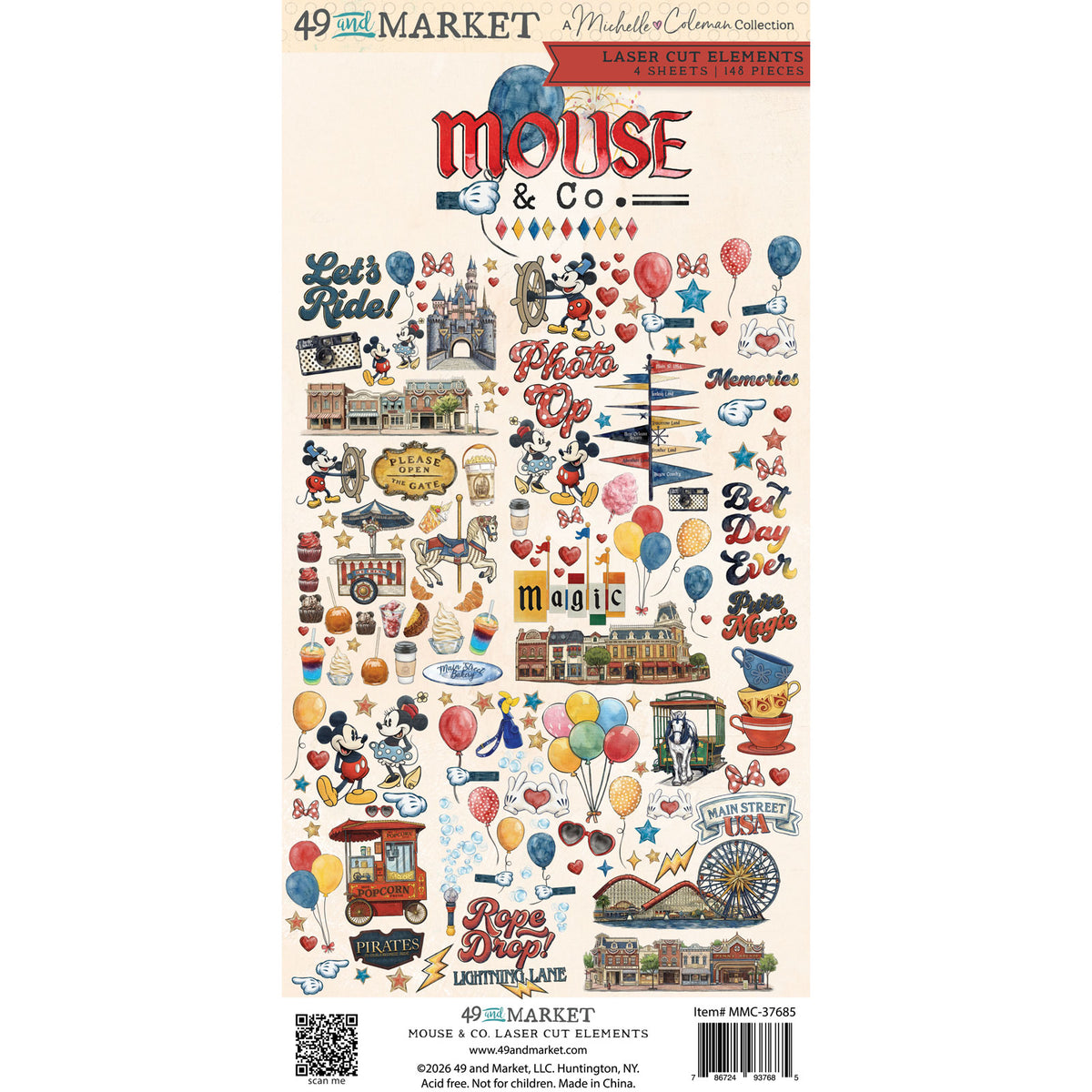 49 & Market - Mouse and Co - Laser Cut Elements