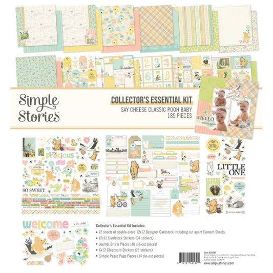 Simple Stories Collector's Essential Kit 12"x12"  - Classic Pooh Baby