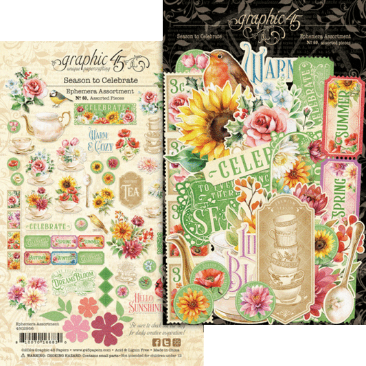 Graphic 45 - Season To Celebrate - Ephemera