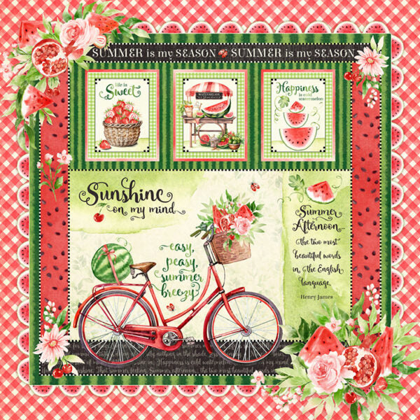 Graphic 45 - Sunshine On My Mind - 12x12 Sheet